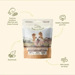 Badlands Ranch Superfood Complete Air-Dried Dog Food Wild Fish & Turkey 24-oz