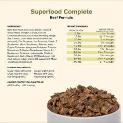 Badlands Ranch Superfood Complete Air-Dried Dog Food Beef 64-oz