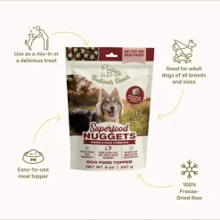 Badlands Ranch Superfood Nuggets Freeze-Dried Raw Dog Treats Bison & Kale 8-oz