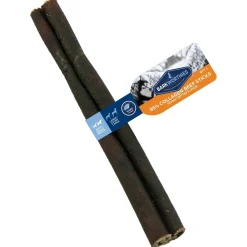 Barkworthies 12" Collagen Peanut Butter Flavor Beef Stick Large Dog Chew 6 Count 8.4-oz