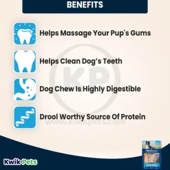 Barkworthies Medium Breed Dog Chews Variety Pack 5 Count