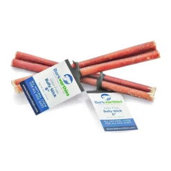 Barkworthies 6" Odor Free Bully Stick Dog Chews 5 Count