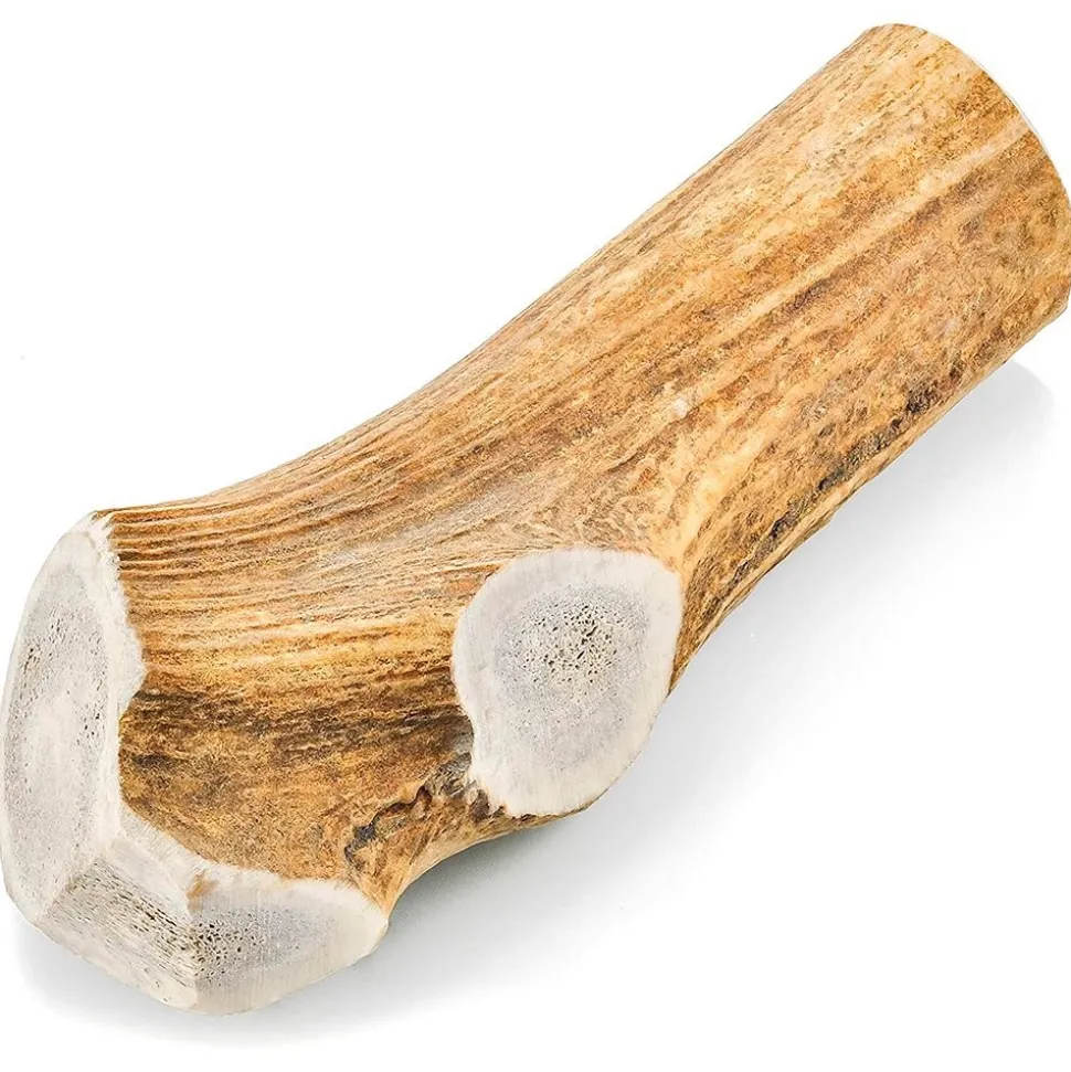 Barkworthies Split Elk Antler XL Breed Dog Chews