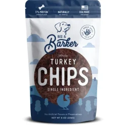 Beg & Barker Whole Turkey Breast Chips All Natural Dog Treats 8-oz
