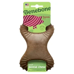 Benebone Dental Chew Dog Toy Bacon Small