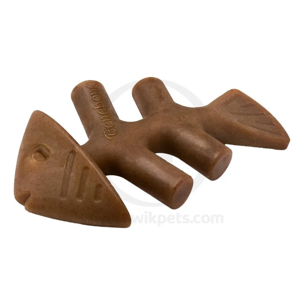 Benebone Jack Salmon Fishbone Dog Chew Toy Medium