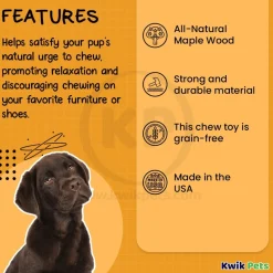 Benebone Maple Wood Puppy Maple Stick Dog Chew Toy Small