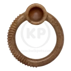 Benebone Ring Dog Chew Toy Bacon Large