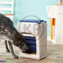 Bergan Aut-o-Dine 25 Automatic Dog & Cat Feeder & Storage 100-cup