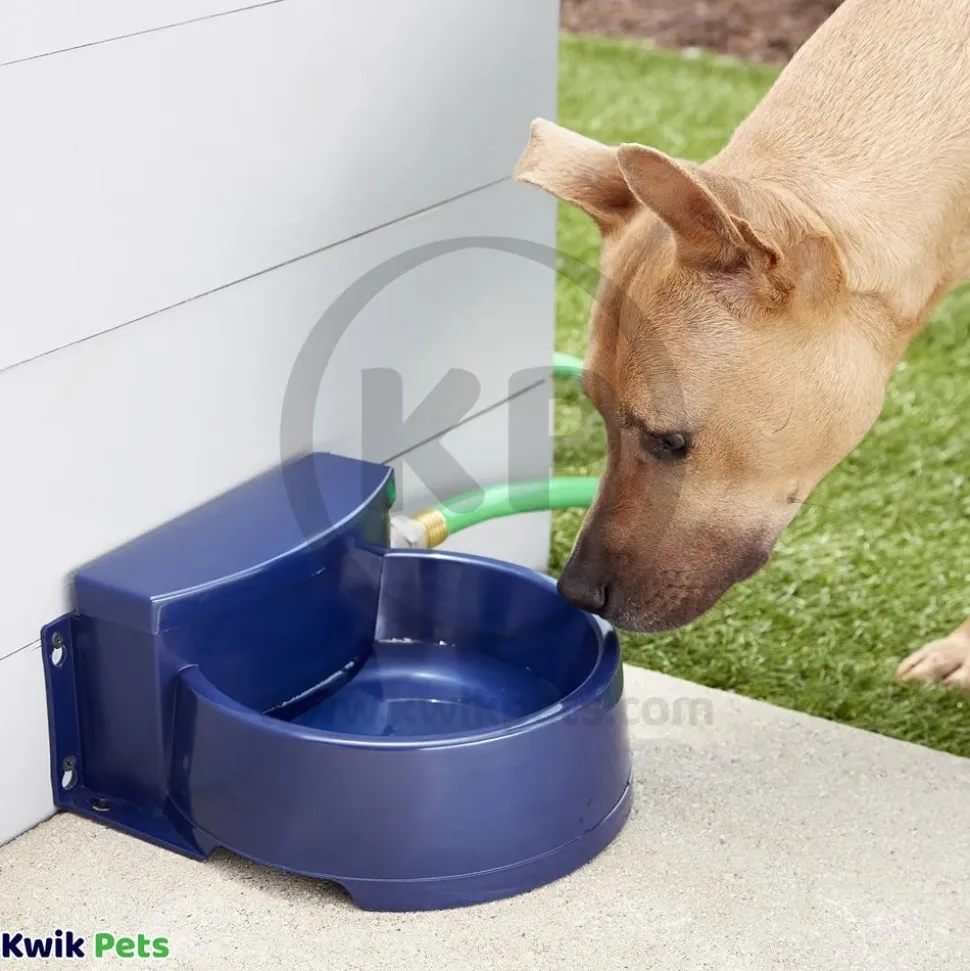 Bergan Auto-Wata Automatic Dog & Cat Waterer Navy 48-oz