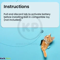 Bergan Replacement Twinkle Ball Cat Toy