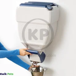 Bergan Wall-Mounted Food Dispenser for Dogs, Cats & Small Animals – Up to 40 lb