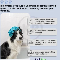 Bio-Groom Crisp Apple Aloe Vera & Chamomile Dog Shampoo 12-oz