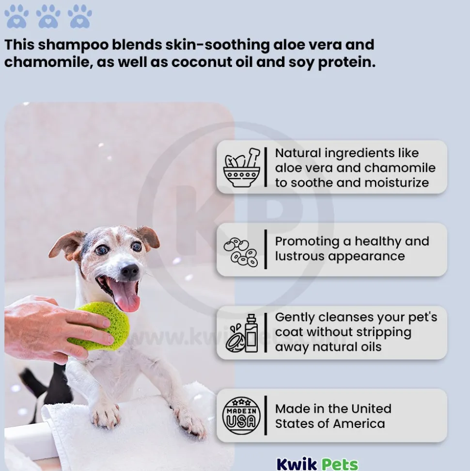 Bio-Groom Crisp Apple Aloe Vera & Chamomile Dog Shampoo 12-oz