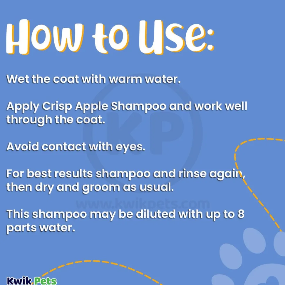 Bio-Groom Crisp Apple Aloe Vera & Chamomile Dog Shampoo 12-oz