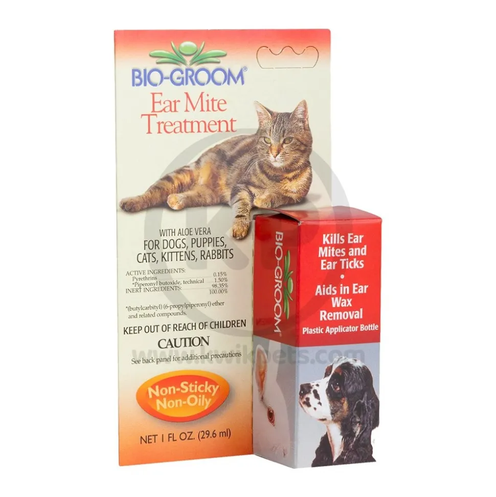 Bio-Groom Ear Mite Treatment for Dogs & Cats 1-oz