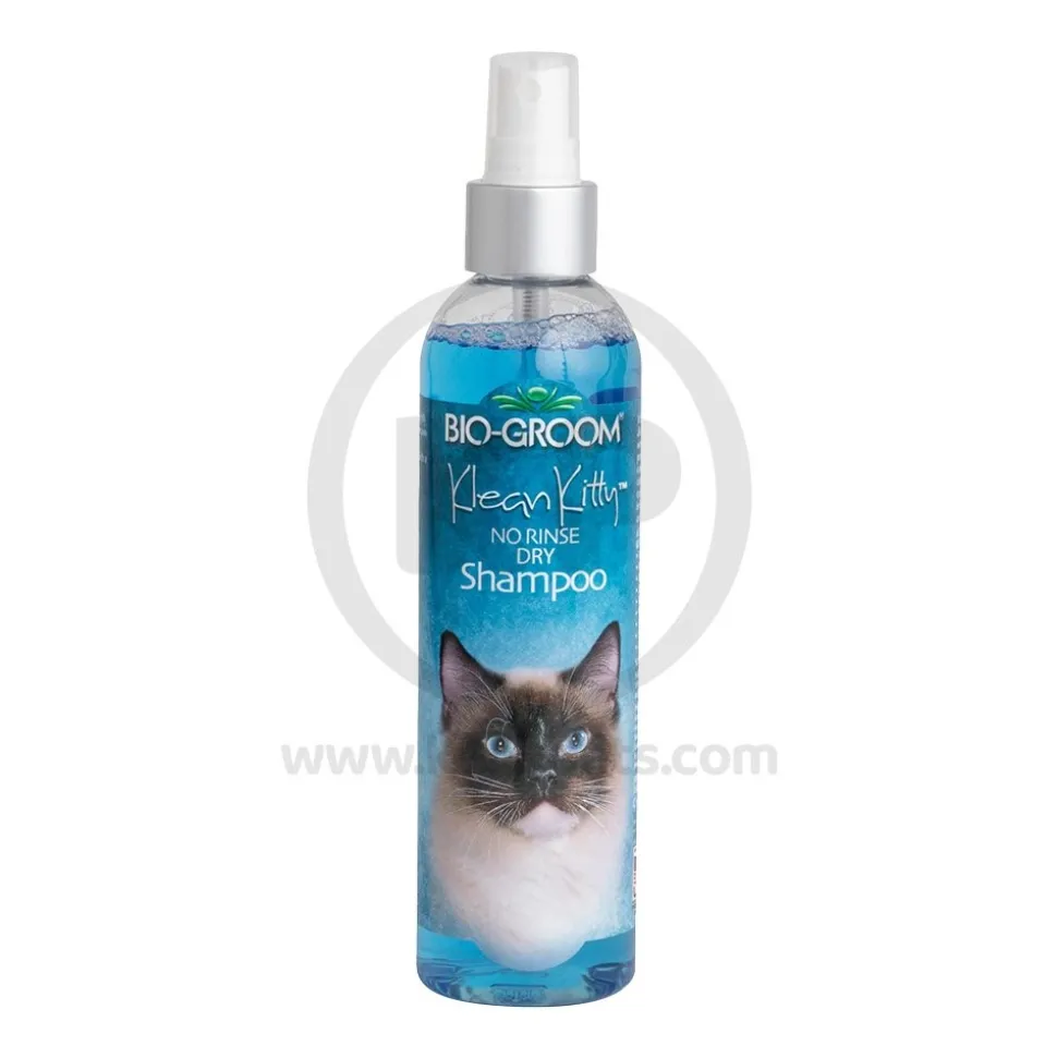 Bio-Groom Klean Kitty Waterless Bath No Rinse Cat Shampoo 8-oz