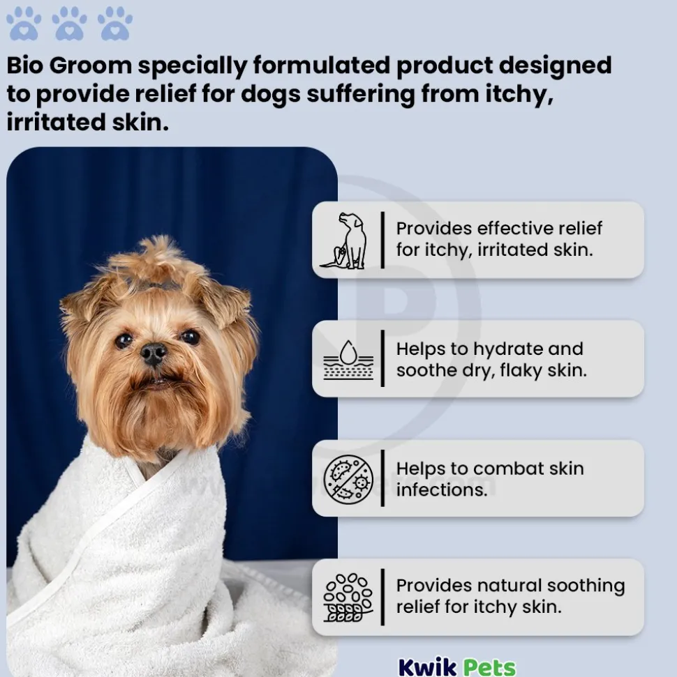 Bio-Groom Natural Oatmeal Soothing Anti-Itch Creme Rinse 12-oz