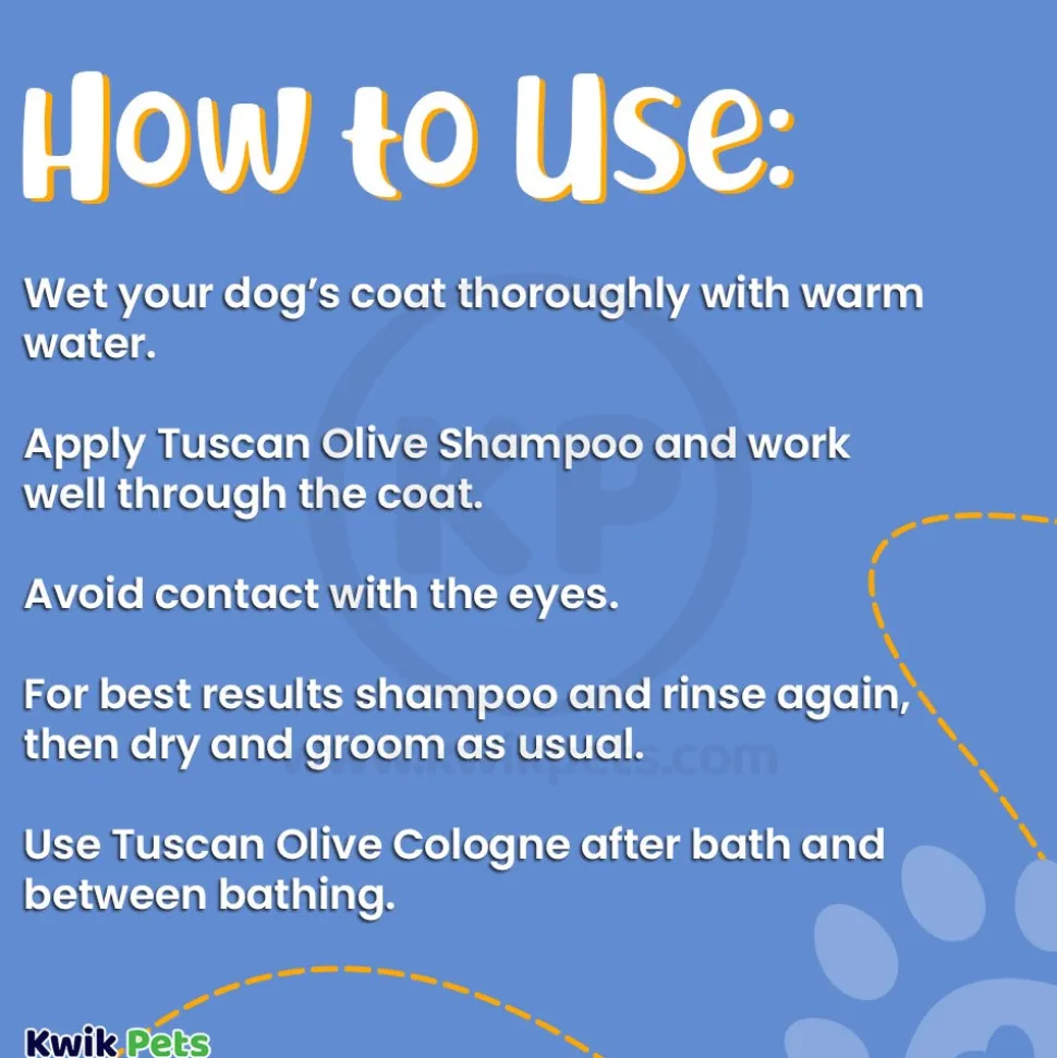 Bio-Groom Natural Scents Tuscan Olive Dog Shampoo 8-oz