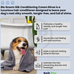 Bio-Groom Silk Conditioning Cream Rinse For Dogs 12-oz