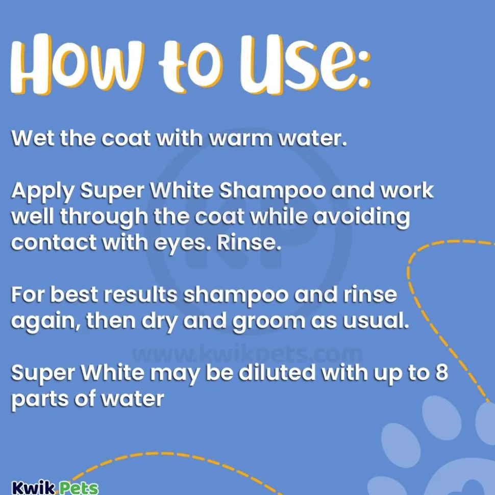 Bio-Groom Super White Shampoo 1 gal