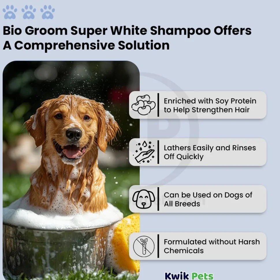 Bio-Groom Super White Shampoo 1 gal
