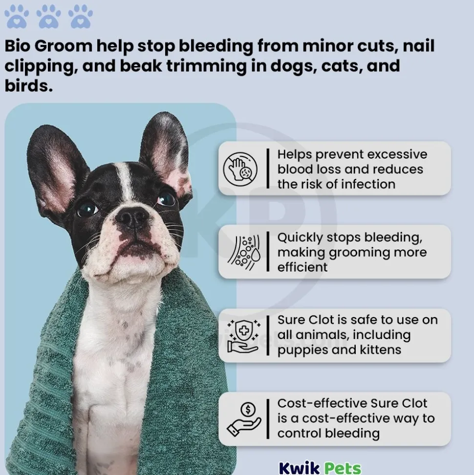 Bio-Groom Sure Clot Fast Acting Styptic Powder 0.5-oz