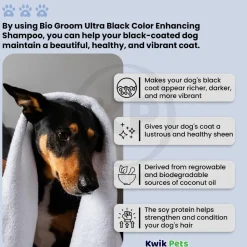 Bio-Groom Ultra Black Color Enhancing Dog Shampoo 12-oz