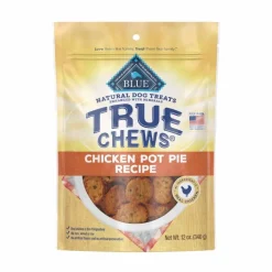 Blue Buffalo True Chews Natural Dog Treats Chicken Pot Pie Recipe 12-oz
