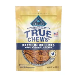 Blue Buffalo True Chews Premium Grillers Natural Dog Treats Real Chicken 12-oz