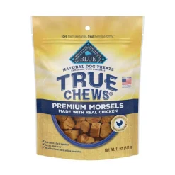Blue Buffalo True Chews Premium Morsels Natural Dog Treats Real Chicken 11-oz