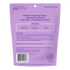 Bocce's Bakery Bedtime Tea Crunchy Biscuits Dog Treats Banana Vanilla & Lavender 5-oz