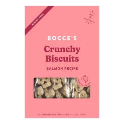 Bocce's Bakery Crunchy Biscuits Dog Treats Salmon 14-oz