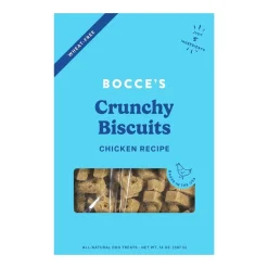Bocce's Bakery Crunchy Biscuits Dog Treats Chicken 14-oz