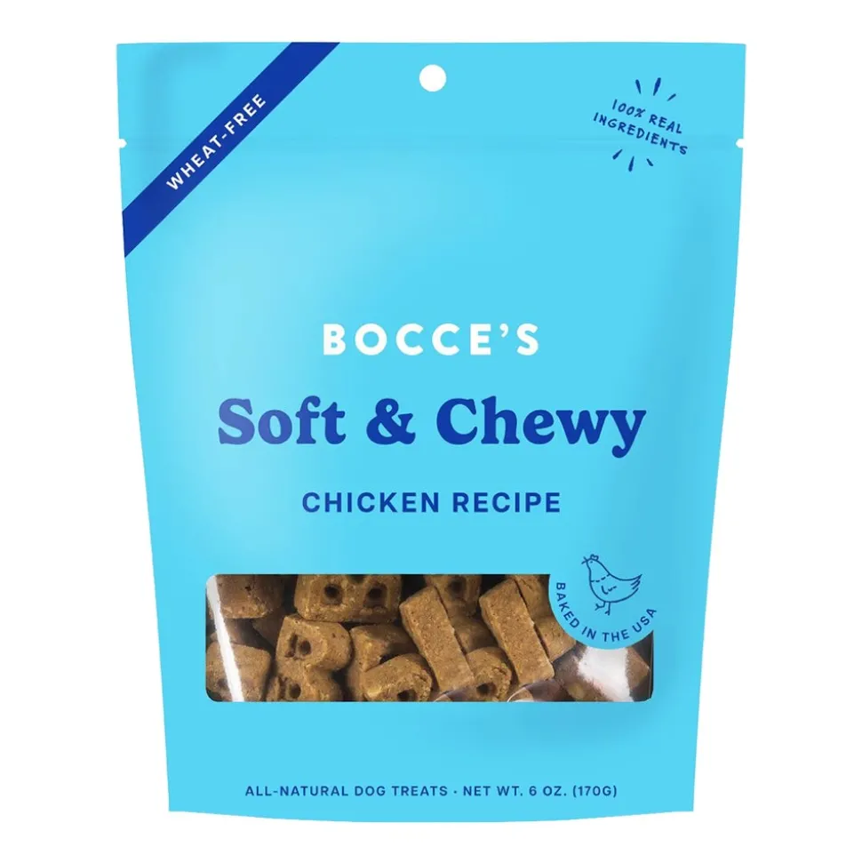 Bocce's Bakery Soft & Chewy Dog Treats Chicken 6-oz