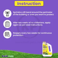 Bonide Go Away! Rabbit, Dog & Cat Repellent Granules 3-lb