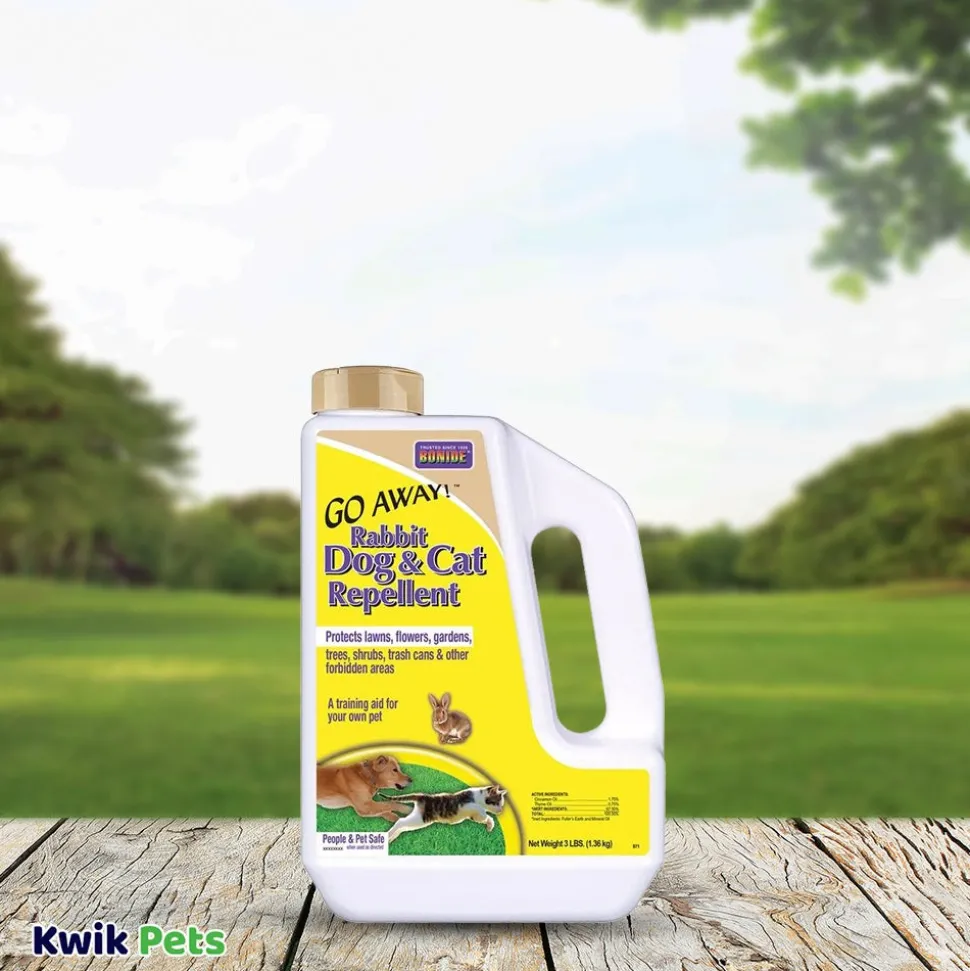 Bonide Go Away! Rabbit, Dog & Cat Repellent Granules 3-lb