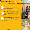 Booda 2-Knot Rope Bone Dog Toy Multicolor XL