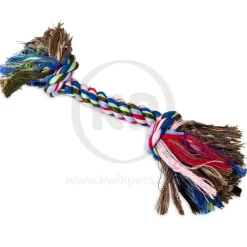 Booda 2-Knot Rope Bone Dog Toy Multicolor XL