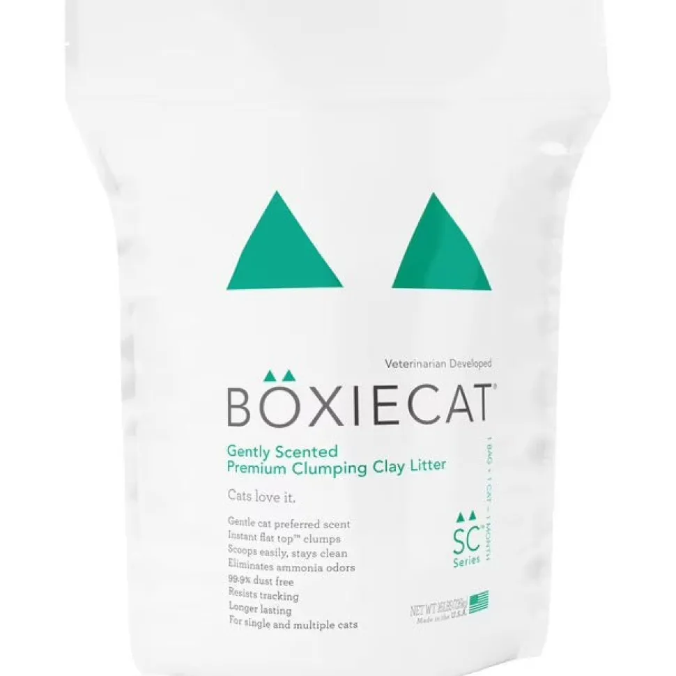 Boxiecat Gently Scented Premium Clumping Clay Cat Litter 16-lb