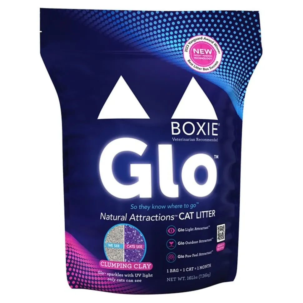 Boxiecat Glo Natural Attractions Clumping Clay Cat Litter 16-lb