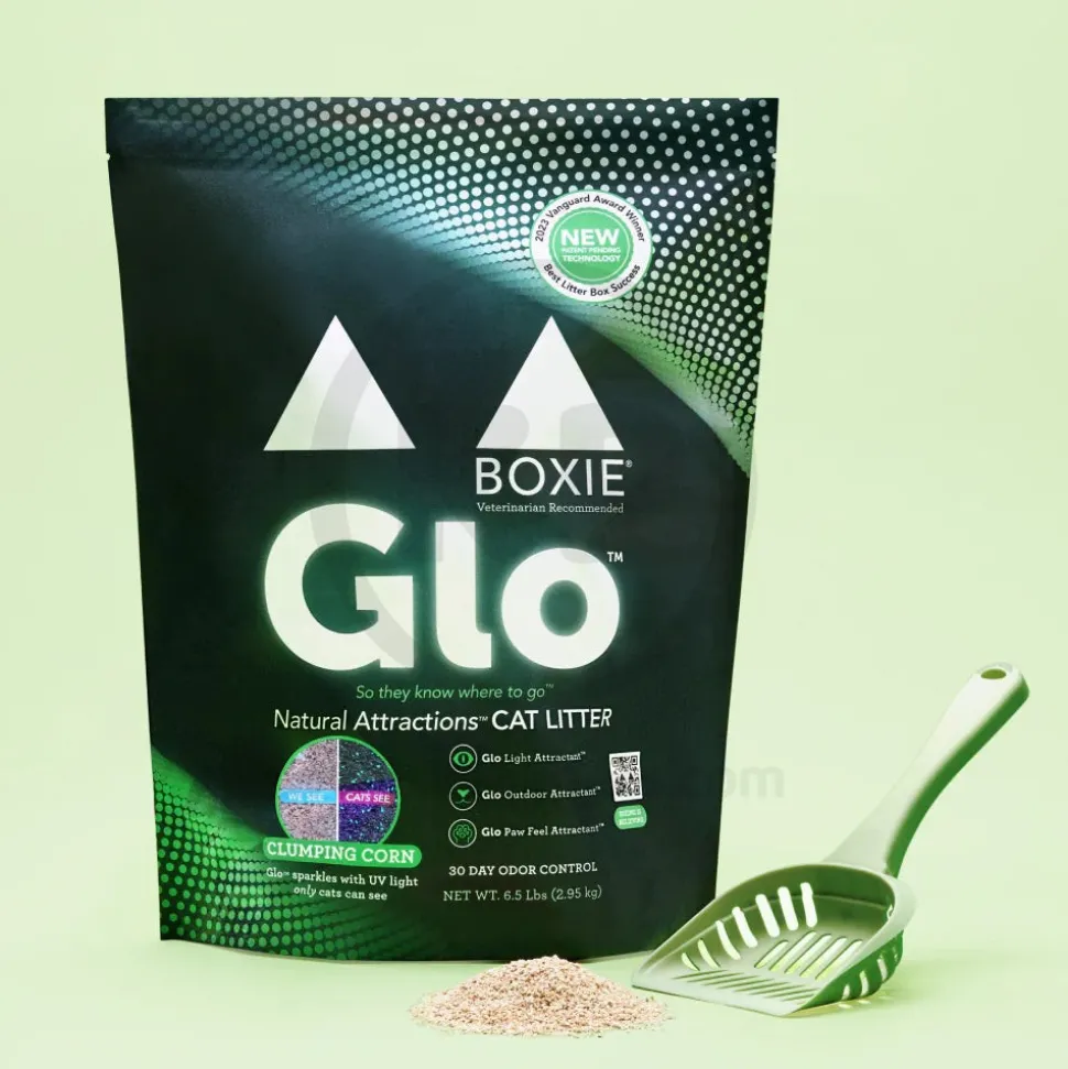 Boxiecat Glo Natural Attractions Clumping Corn Cat Litter 6.5-lb