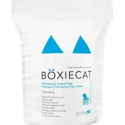Boxiecat Unscented Natural Premium Clumping Clay Cat Litter 16-lb