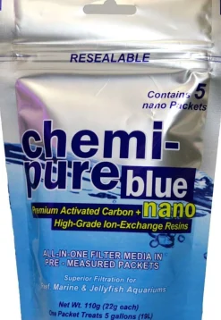 Boyd Enterprises Chemi-Pure Blue Nano Ultimate Aquarium Filter Media 5 Count