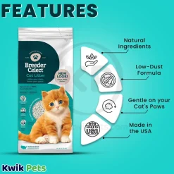 Breeder Celect Recycled Paper Cat Litter 14-lb