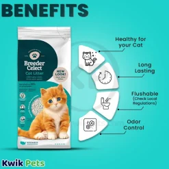 Breeder Celect Recycled Paper Cat Litter 14-lb