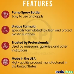 Brillianize Plastic Cleaner in Pump Spray Bottle 8-oz