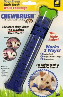 BulbHead Chewbrush Self Brushing Dog Toothbrush