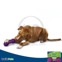 Busy Buddy Treat-Dispensing Chuckle Dog Toy Purple Medium/Large