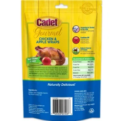 Cadet Gourmet Chicken & Apple Wrapped Dog Treats 3-oz